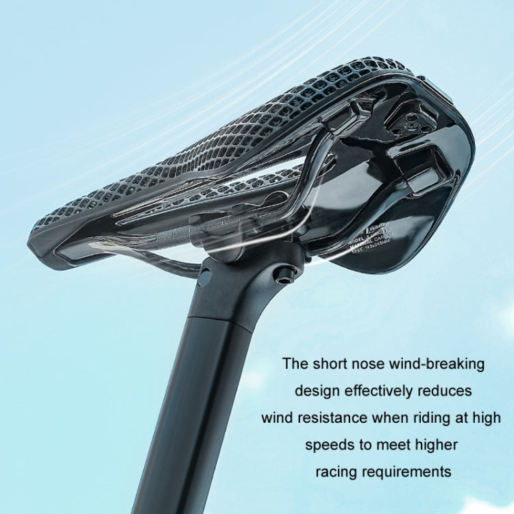 WEST BIKING Road Bicycle Carbon Fiber Ultralight Breathable Seat(Black) - free shipping - PMc TechLife - Order now!