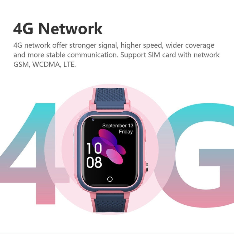 LT21 1.4-Inch 4G Global Full Network IP67 Waterproof WIFI Children Smart Watch(Pink) - Smart Watches by PMC TechLife | Online Shopping South Africa | PMC TechLife | Buy Now Pay Later Mobicred