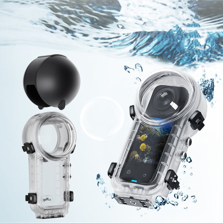 For Insta360 X4 aMagisn 50m Depth Waterproof Protective Case Quick Release Invisible Diving Cover - free shipping - PMc TechLife - Order now!