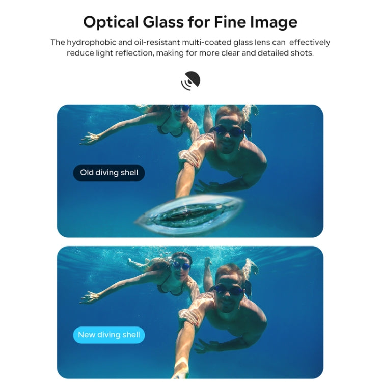 For Insta360 X4 aMagisn 50m Depth Waterproof Protective Case Quick Release Invisible Diving Cover - free shipping - PMc TechLife - Order now!