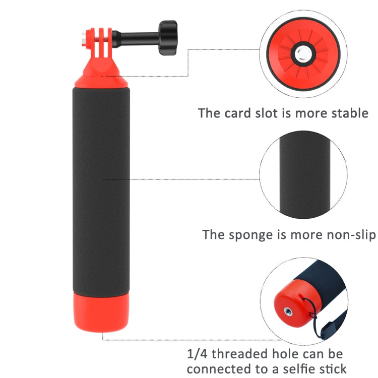 Water Floating Grip with 1/4 Inch Screw and Thread For Action Camera Accessories - free shipping - PMC TechLife - Order now!