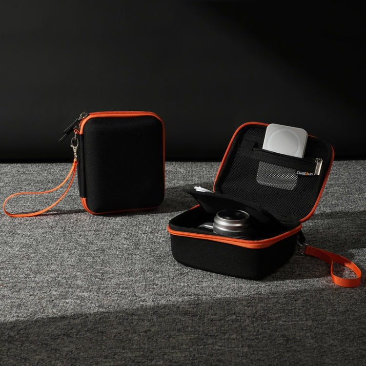 Cwatcun D156 Large Portable Storage Bag Small Microslice Hard Shell Camera Bag(Strawberry Pink) - free shipping - PMC TechLife - Order now!