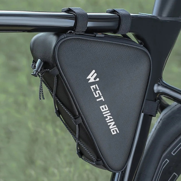 WEST BIKING Bicycle Crossbar Triangle Bag Cycling Equipment Tool Bag(Black) - free shipping - PMC TechLife - Order now!