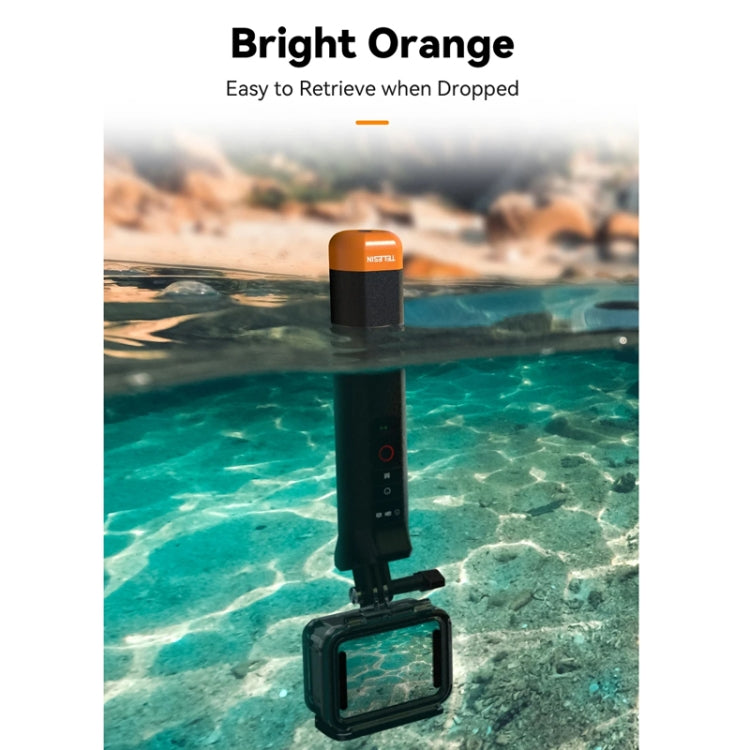 TELESIN Bluetooth Buoyancy Bar 15m Waterproof Depth  For GoPro HERO13 / 12 / 11 / 10 / 9 / 8 Black - free shipping - PMC TechLife - Order now!
