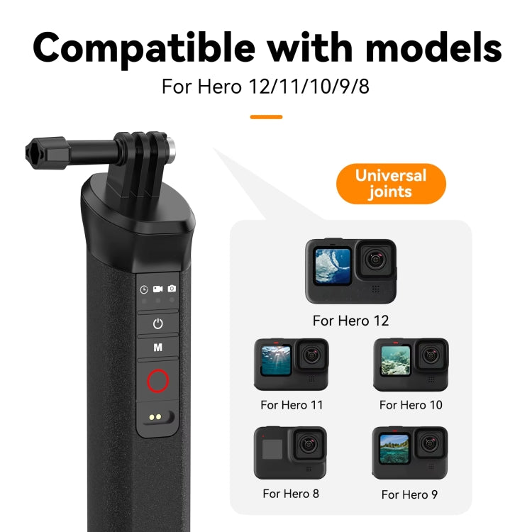 TELESIN Bluetooth Buoyancy Bar 15m Waterproof Depth  For GoPro HERO13 / 12 / 11 / 10 / 9 / 8 Black - free shipping - PMC TechLife - Order now!