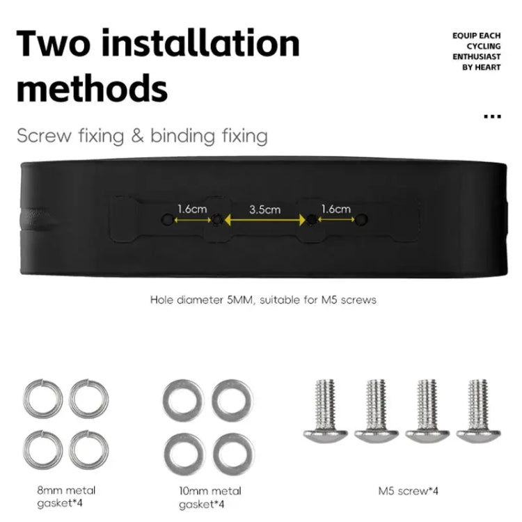 WEST BIKING Bicycle Front Beam Bag Cycling Hanging Bag(Black) - free shipping - PMC TechLife - Order now!