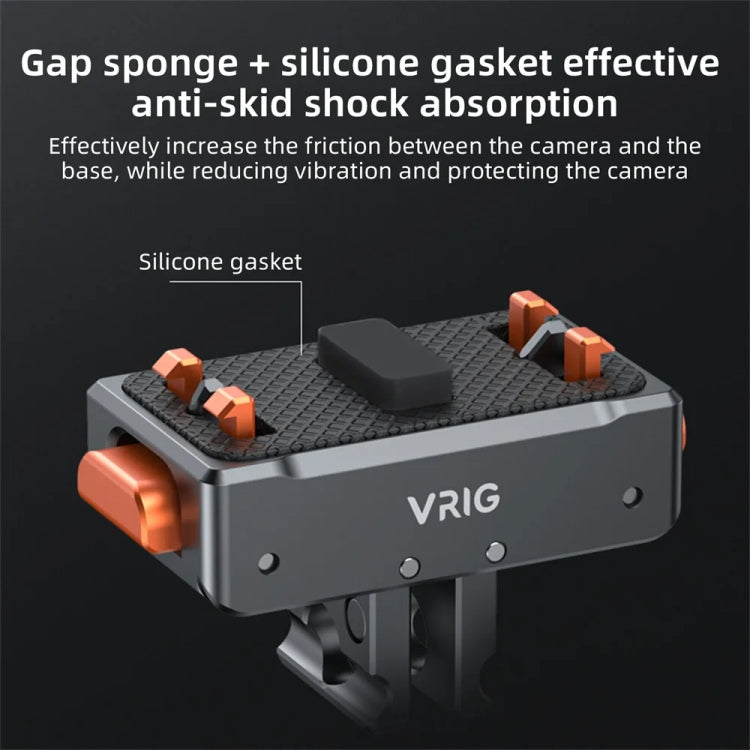 VRIG Magnetic Quick Release Adapter for Action Camera , Spec: Base+Top Cover Kit - free shipping - PMC TechLife - Order now!