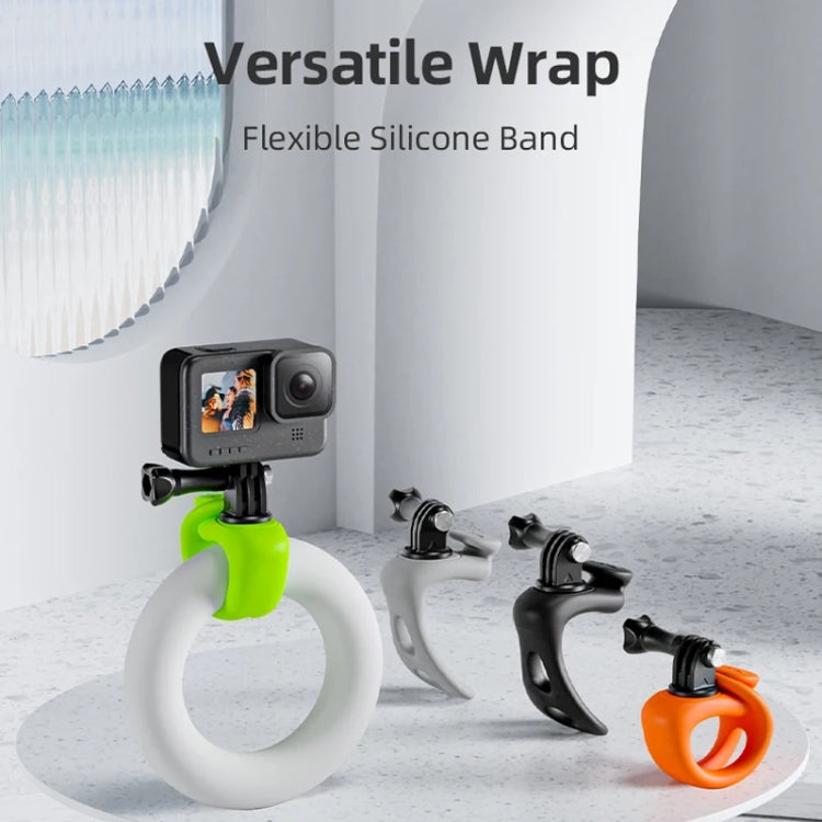 TELESIN Action Camera Mount Silicone Adjustable Mini Flexible Bracket For GoPro HERO / Insta360 / DJI Action Camera(Black) - free shipping - PMC TechLife - Order now!