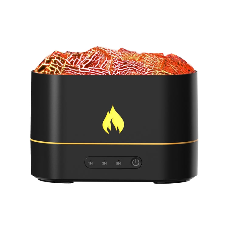 HX853B USB Plug-In Colorful Flame Lighting Effect Aromatherapy Humidifier(Black) - Air Purifiers & Accessories by PMc TechLife | Online Shopping South Africa | PMc TechLife | Buy Now Pay Later Mobicred