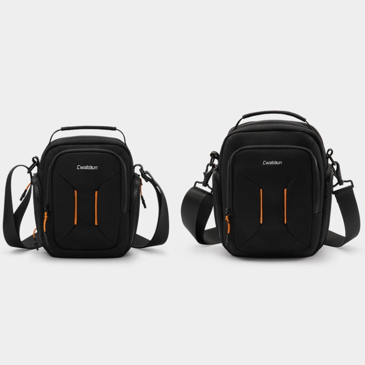Cwatcun D140 Shoulder Crossbody Camera Storage Bag Shockproof Dropproof Leisure Outdoor Small Bag, Color: Large Black - free shipping - PMC TechLife - Order now!