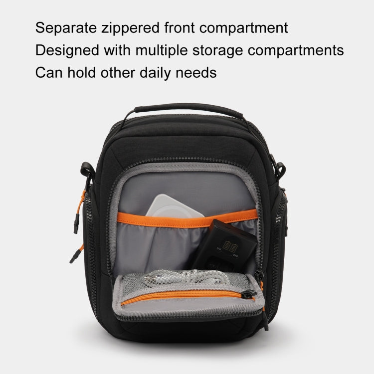 Cwatcun D140 Shoulder Crossbody Camera Storage Bag Shockproof Dropproof Leisure Outdoor Small Bag, Color: Large Black - free shipping - PMC TechLife - Order now!