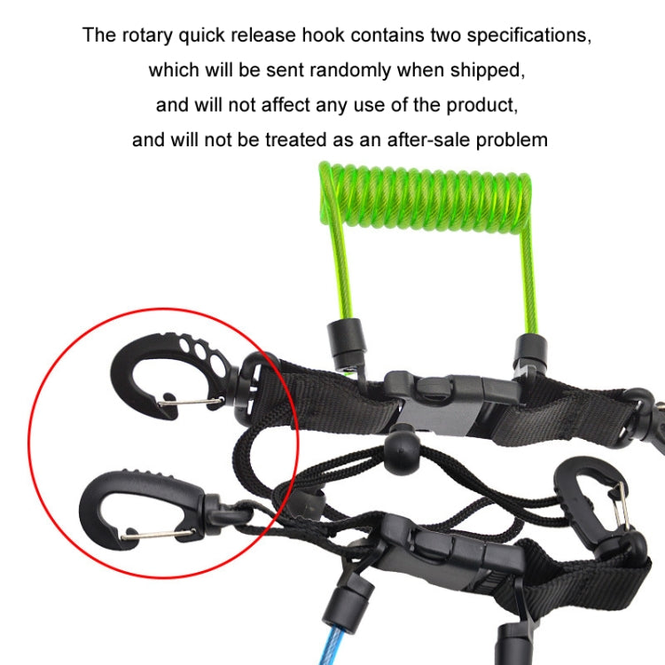 Diving Camera TPU Spring Steel Wire Retractable Anti-lost Rope, Color: Transparent Black - free shipping - PMC TechLife - Order now!