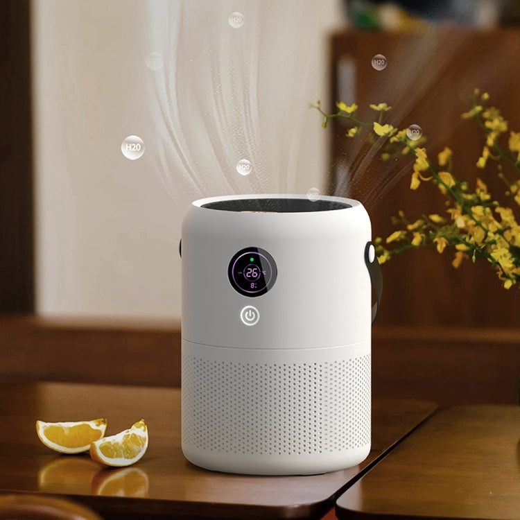 HX830 Smart Digital Display UV Ultraviolet Sterilization Desktop Negative Ion Air Purifier(White) - free shipping - PMC TechLife - Order now!