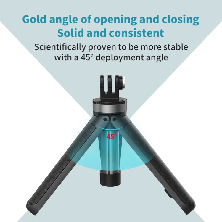 TELESIN  Universal Mini Desktop Selfie Tripod for Sports Camera 13.4-25.5cm Height Adjustable - free shipping - PMC TechLife - Order now!