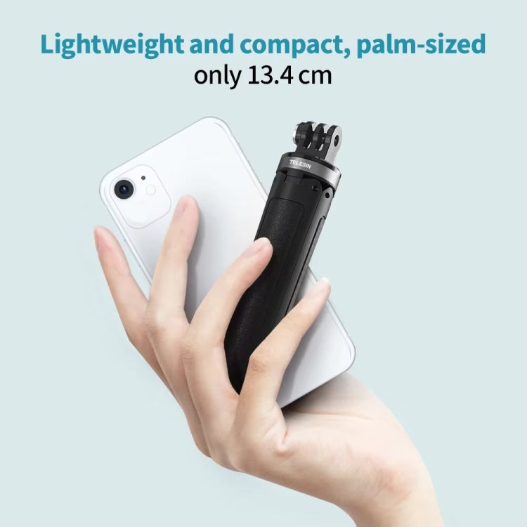 TELESIN  Universal Mini Desktop Selfie Tripod for Sports Camera 13.4-25.5cm Height Adjustable - free shipping - PMC TechLife - Order now!