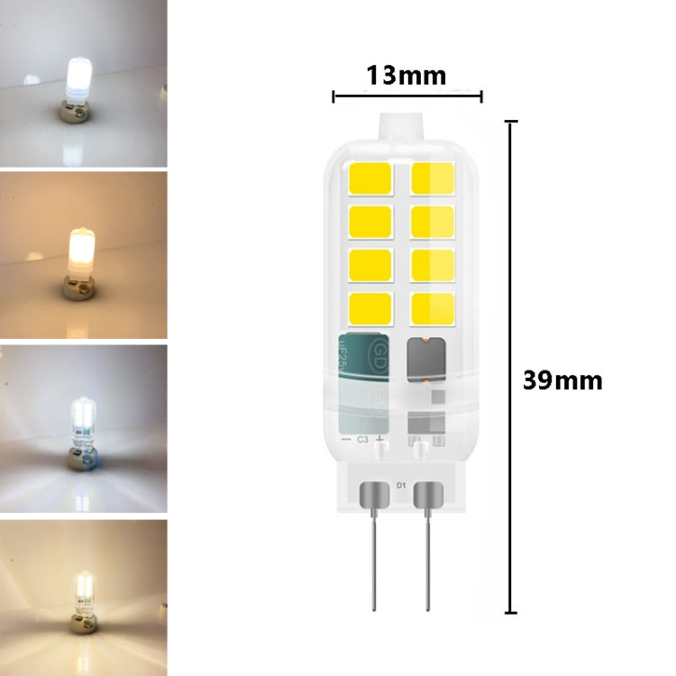 G4 AC/DC12V 3W Flicker-free Replacement LED Halogen Lamp Beads, Light Color: Warm White(Transparent Cover) - LED Blubs & Tubes by PMc TechLife | Online Shopping South Africa | PMc TechLife | Buy Now Pay Later Mobicred