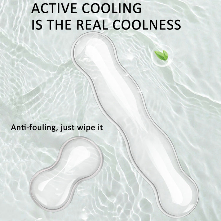 Cool Silicone Keyboard Wrist Rest Mouse Pad Relieve Wrist Fatigue, Spec: Large Green - free shipping - PMC TechLife - Order now!