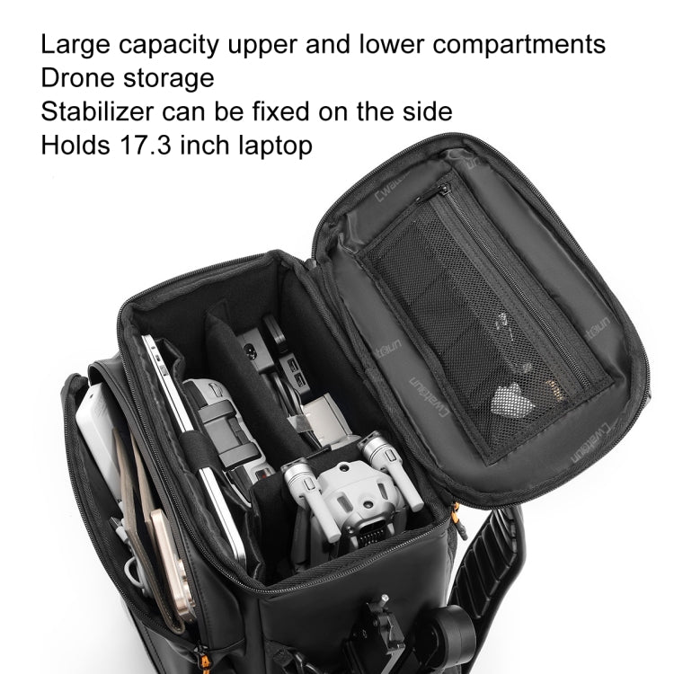 Cwatcun D141 Shoulder Drone Bag Large Capacity Multifunctional Waterproof Photography SLR Camera Bag(Black Extra Large) - free shipping - PMC TechLife - Order now!