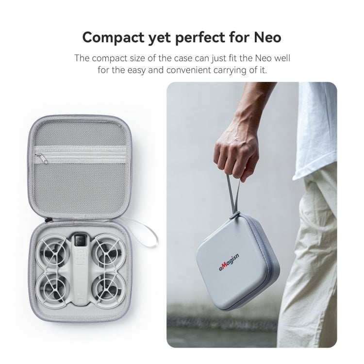 For DJI Neo aMagisn Standard Storage Bag Carrying Case(White) - free shipping - PMC TechLife - Order now!