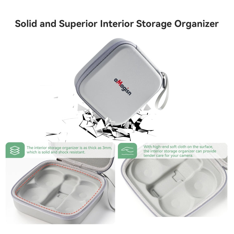 For DJI Neo aMagisn Standard Storage Bag Carrying Case(White) - free shipping - PMC TechLife - Order now!