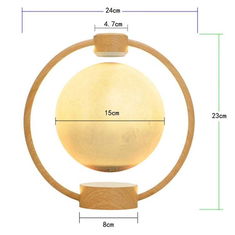 Magnetic Levitation Bluetooth Speaker Ornament Desktop Ambient Glow Night Lights, Style: Light Pattern Starry Moon(EU Plug) - Desk Lamps by PMc TechLife | Online Shopping South Africa | PMc TechLife | Buy Now Pay Later Mobicred