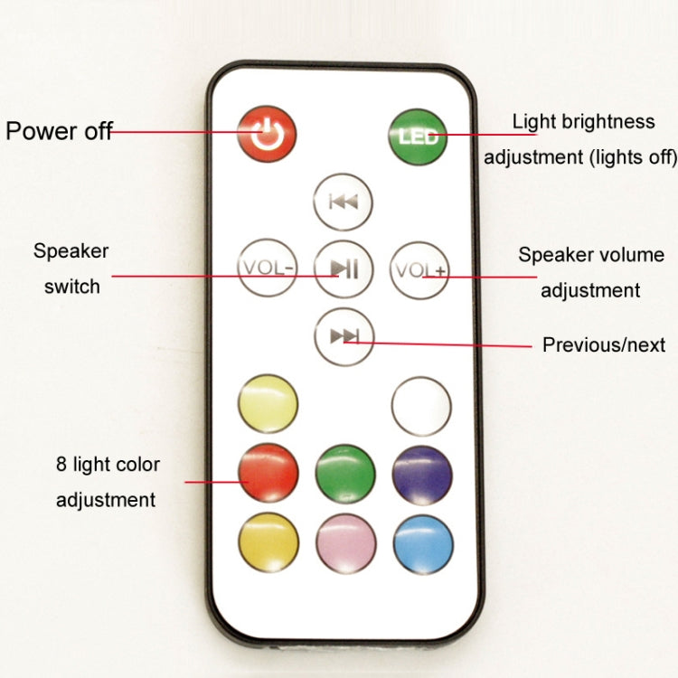 Magnetic Levitation Bluetooth Speaker Ornament Desktop Ambient Glow Night Lights, Style: Light Pattern Starry Moon(EU Plug) - Desk Lamps by PMc TechLife | Online Shopping South Africa | PMc TechLife | Buy Now Pay Later Mobicred