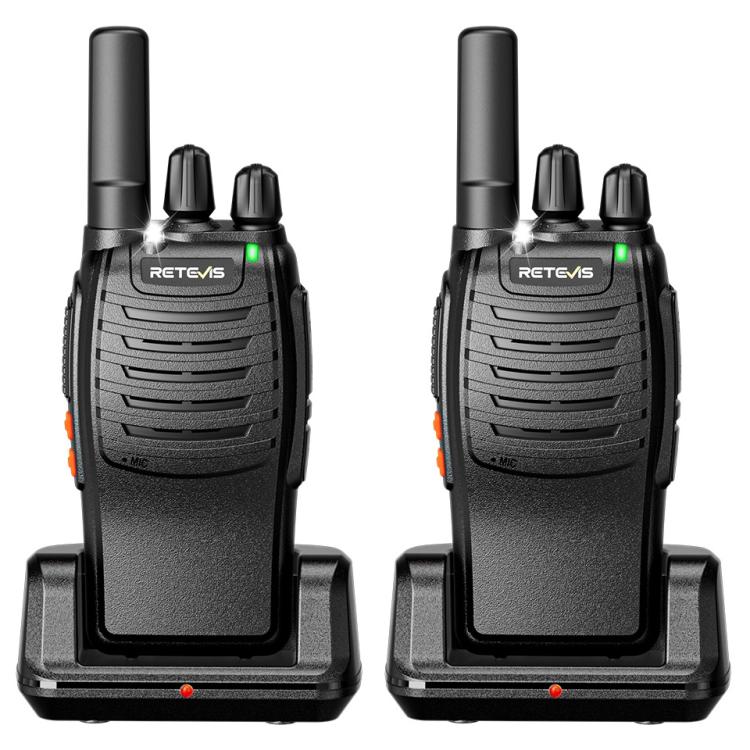 RETEVIS H777 1pair 16 Channels Compact Portable Handheld Walkie Talkie With Charging Base, Style: PMR - free shipping - PMC TechLife - Order now!
