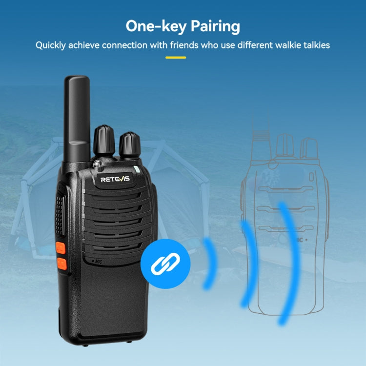 RETEVIS H777 16 Channels Compact Portable Handheld Walkie Talkie With Charging Base, Style: PMR - free shipping - PMC Jewellery - Order now!
