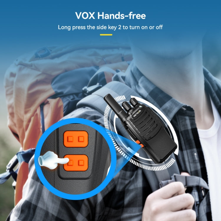 RETEVIS H777 16 Channels Compact Portable Handheld Walkie Talkie With Charging Base, Style: PMR - free shipping - PMC Jewellery - Order now!