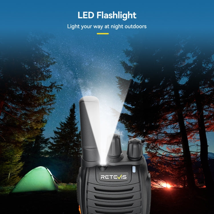 RETEVIS H777 1pair 16 Channels Compact Portable Handheld Walkie Talkie With Charging Base, Style: PMR - free shipping - PMC TechLife - Order now!