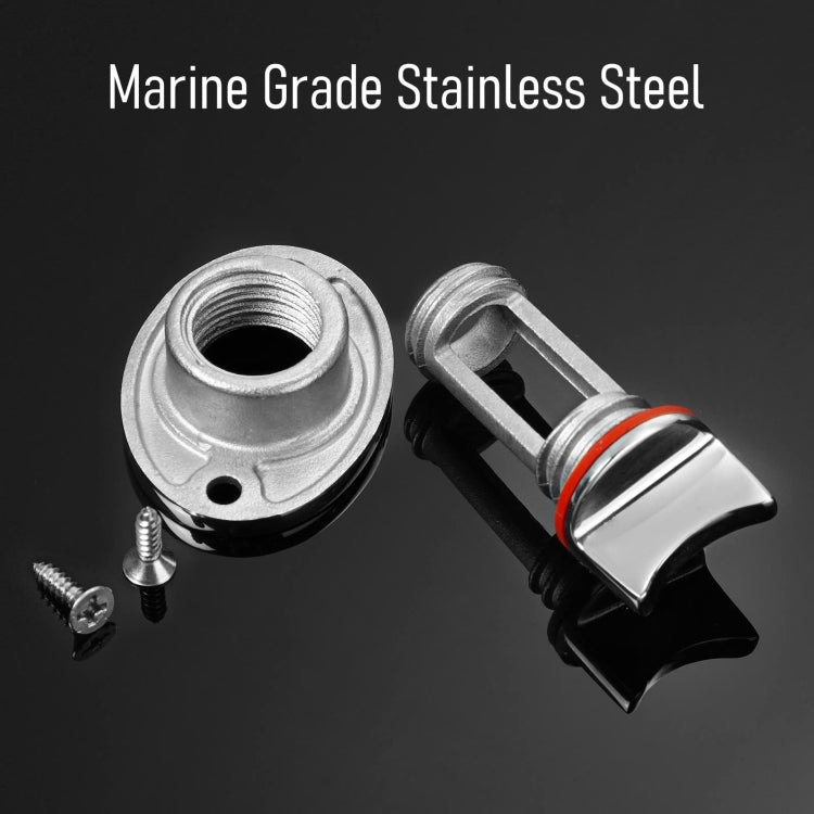 Stainless Steel Water Plug For Kayak Stern Drain, Set: 1pc - free shipping - PMC TechLife - Order now!
