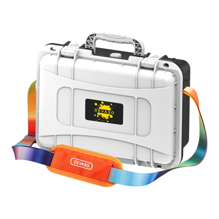 DEVASO For Switch / OLED IP67 Waterproof Storage Case Hardshell Bag, Color: Black White+Shoulder Strap - free shipping - PMC Jewellery - Order now!