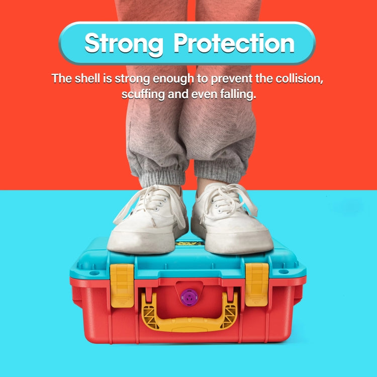 DEVASO For Switch / OLED IP67 Waterproof Storage Case Hardshell Bag, Color: Orange Blue - free shipping - PMC Jewellery - Order now!