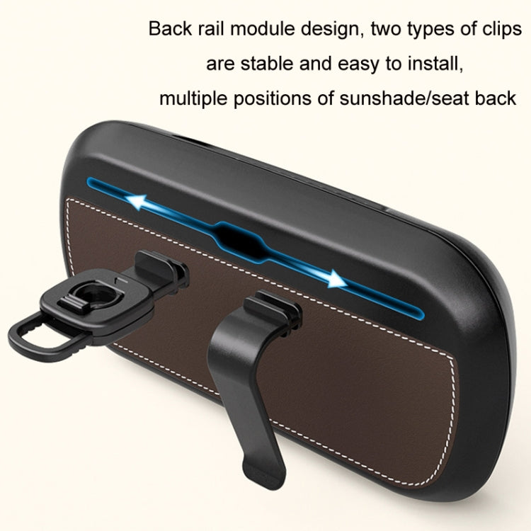 Car Sun Visor Hanging Sunroof Seat Back Tissue Box, Color: Leather Brown - Stowing Tidying by PMC Jewellery | Online Shopping South Africa | PMC Jewellery | Buy Now Pay Later Mobicred