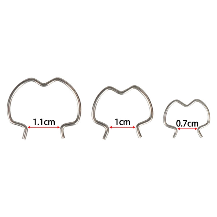 18pcs /Set Quick Connector Clip Transmission Cooler Wire Clip(Silver) - Others by PMC Jewellery | Online Shopping South Africa | PMC Jewellery | Buy Now Pay Later Mobicred