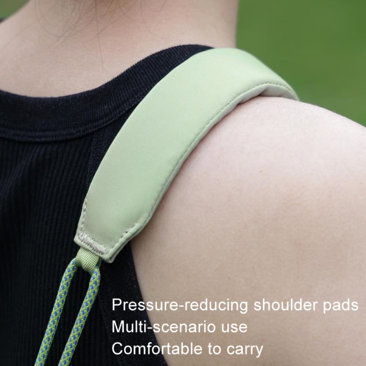 Cwatcun D159 Cloud Drawstring Camera Bag Shoulder Crossbody Photo Bag(Light Green) - free shipping - PMC TechLife - Order now!