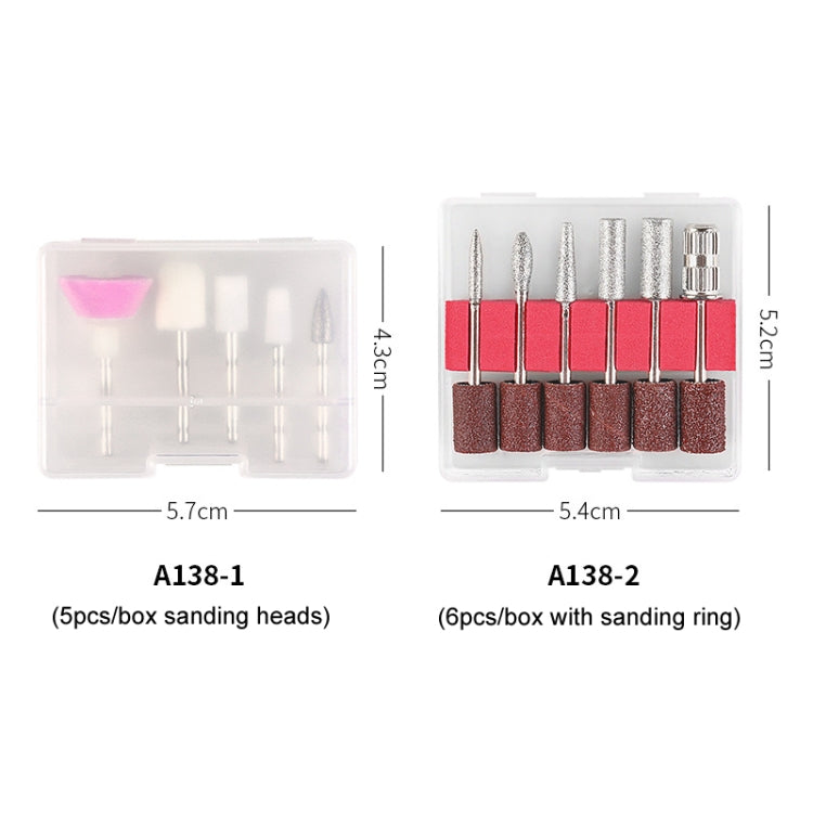 A138-1 Manicure Grinding Heads Set Nail Polishers Accessories Nail Tools - free shipping - PMc TechLife - Order now!