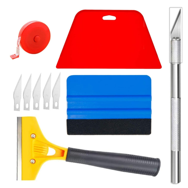 10 In 1 Wallpaper Smoothing Kit Car Vinyl Wrapping Tool Scraper - Hand Tool Sets by PMc TechLife | Online Shopping South Africa | PMc TechLife | Buy Now Pay Later Mobicred