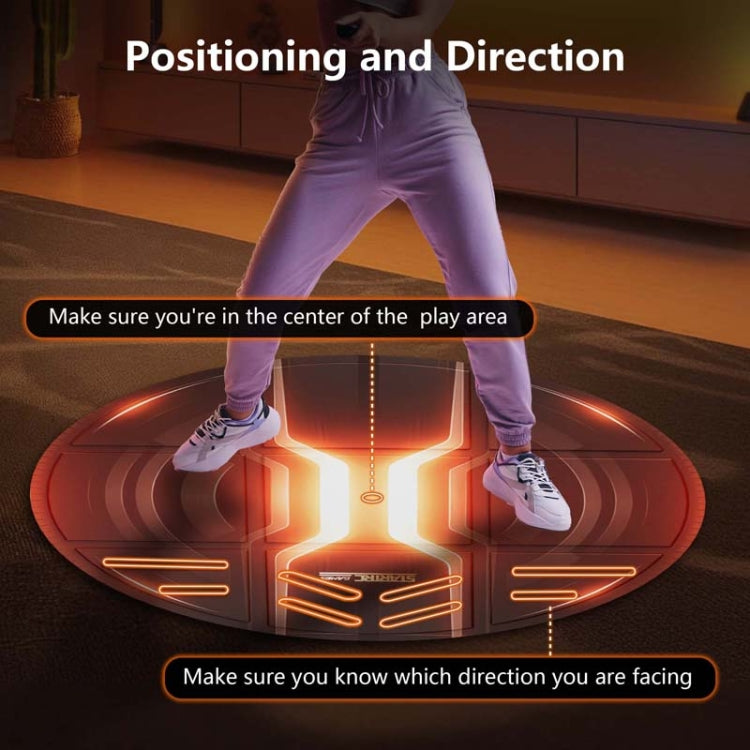 STARTRC GAMES VR Glasses Sport Game Simulation Floor Mat(Purple) - free shipping - PMC Jewellery - Order now!