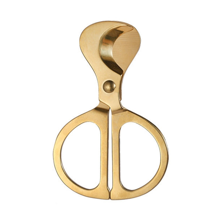 Portable Pill Cutter Stainless Steel Cigar Dispensing Scissors, Style: Round Hanlde Gold - free shipping - PMC TechLife - Order now!
