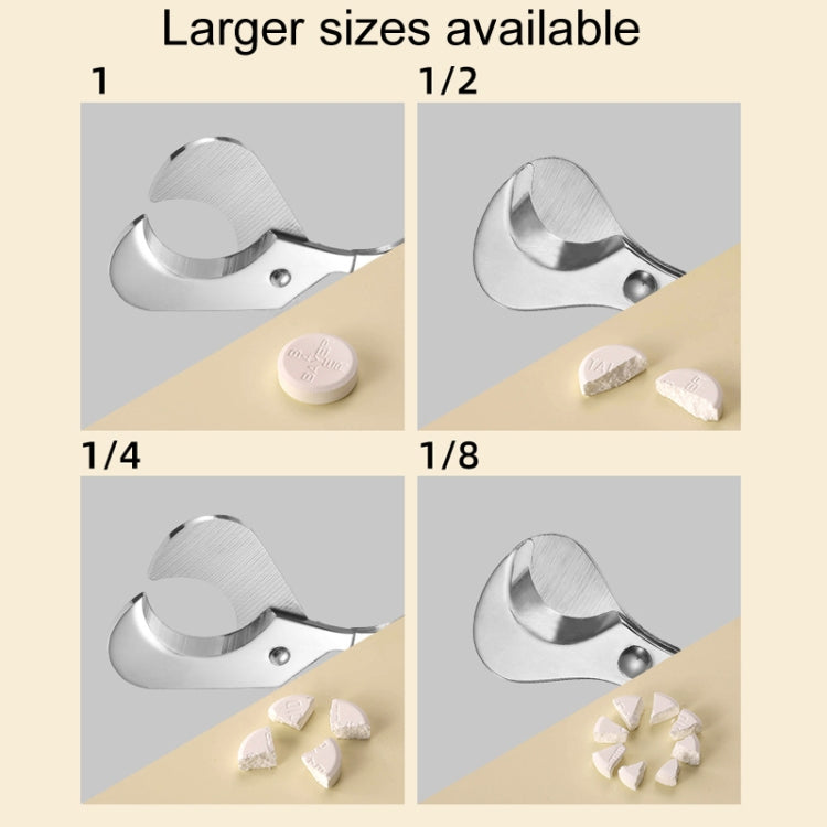 Portable Pill Cutter Stainless Steel Cigar Dispensing Scissors, Style: Round Hanlde Gold - free shipping - PMC TechLife - Order now!