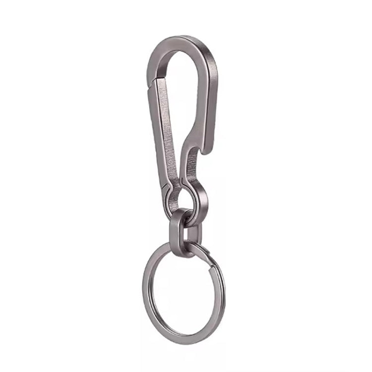 Titanium Alloy Car Keychain Multifunctional Simple Loss Prevention Belt Charm Ring, Style: Upgrade Model - Key Rings by PMC TechLife | Online Shopping South Africa | PMC TechLife | Buy Now Pay Later Mobicred