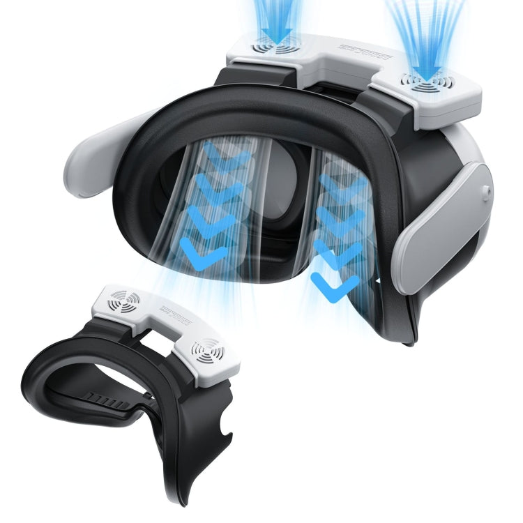 For Meta Quest 3 STARTRC GAMES VR Air Circulation Quick Removal Breathable Replacement Mask(With Fan) - free shipping - PMC Jewellery - Order now!