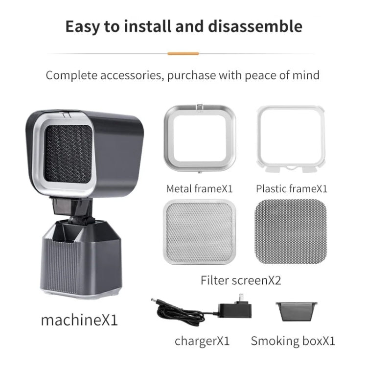 Desktop Range Hood Barbecue Small Movable Liftable Extractor Hood 2 Wind Speeds Adjust UK Plug - free shipping - PMC TechLife - Order now!