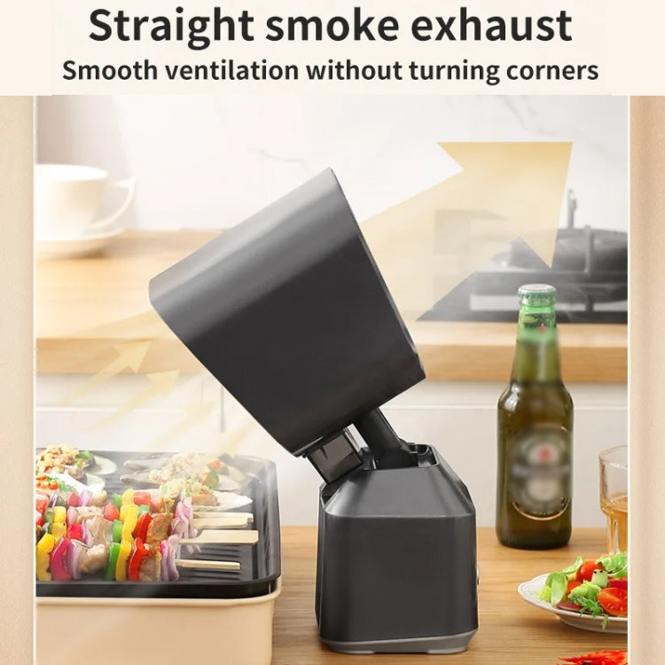 Desktop Range Hood Barbecue Small Movable Liftable Extractor Hood 2 Wind Speeds Adjust US Plug - free shipping - PMC TechLife - Order now!