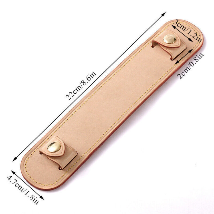 Simple Detachable Bag Anti Strangulation Leather Handle Accessory(Khaki) - Accessories by PMc TechLife | Online Shopping South Africa | PMc TechLife | Buy Now Pay Later Mobicred