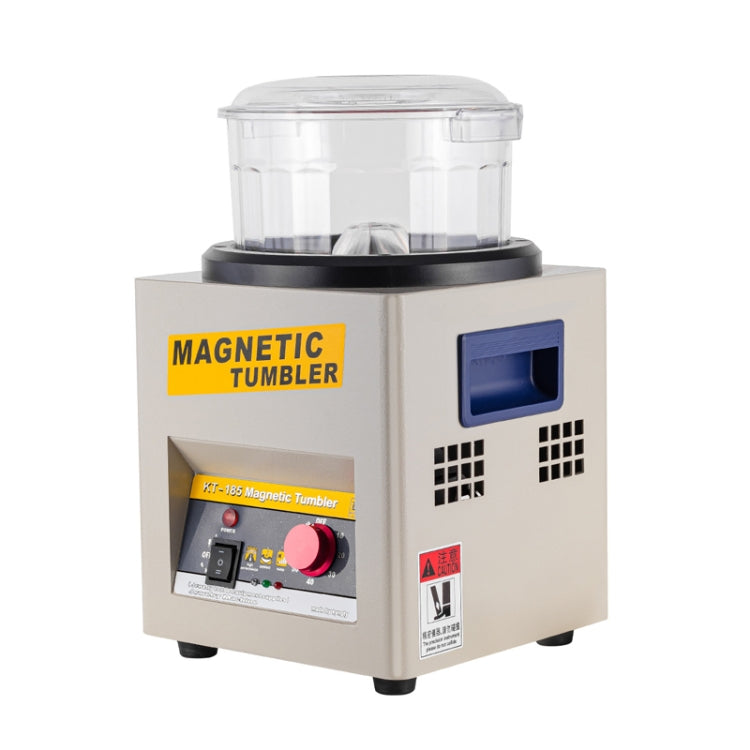 KT-185 Magnetic Polishing Tumbler Stainless Steel Deburring And Polishing Machine, EU Plug(Red) - Polishing Repair by PMC TechLife | Online Shopping South Africa | PMC TechLife | Buy Now Pay Later Mobicred