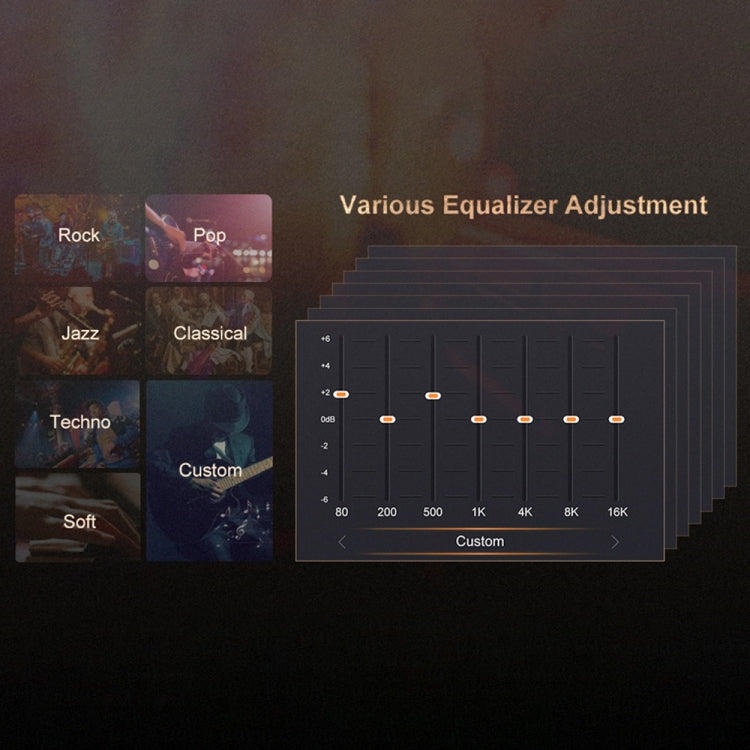 2.4 Inch HIFI Bluetooth Music Player DSD256 Mastering Sound Quality Walkman, Memory: 16GB+32GB(Black) - MP3 Player by PMC TechLife | Online Shopping South Africa | PMC TechLife | Buy Now Pay Later Mobicred