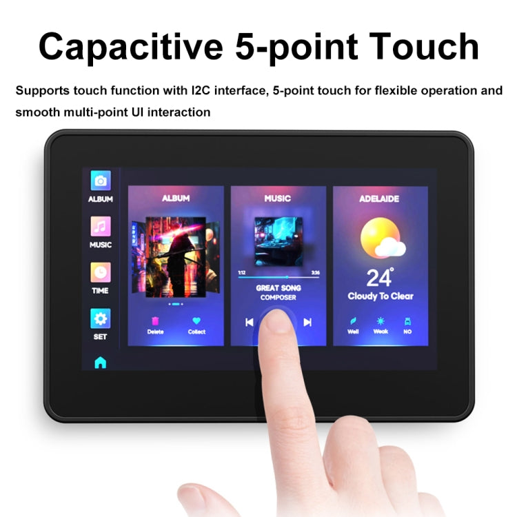 Waveshare ESP32-S3 4.3inch 800×480 Touch LCD Development Board With Case - free shipping - PMC Jewellery - Order now!