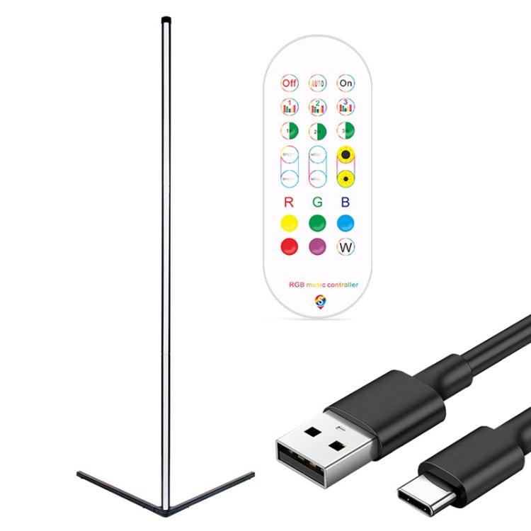 1.42m 5V Bluetooth Wall Corner Ambient Light APP Remote Control Bedroom Floor Lamp - Floor Lamps by PMc TechLife | Online Shopping South Africa | PMc TechLife | Buy Now Pay Later Mobicred